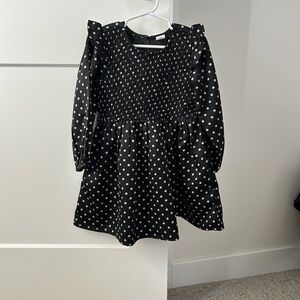 Gap Polka Dot Kids Dress - Black and White